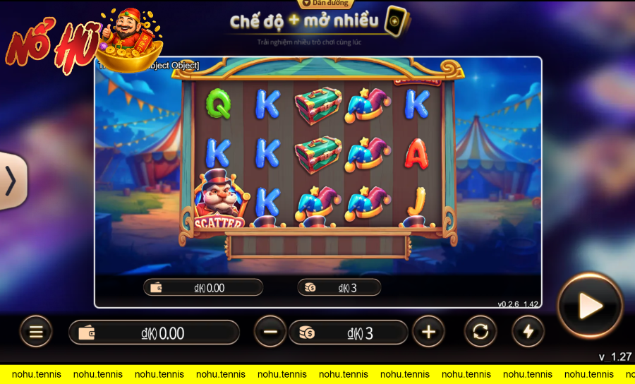 Giao diện game nổ hũ Quay và kiếm tiền tại new88