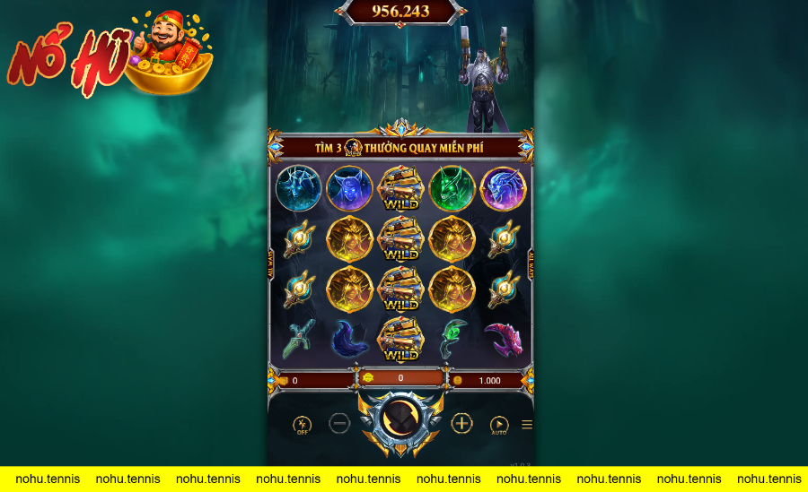 Giao diện slot game Lucian tại DEBET