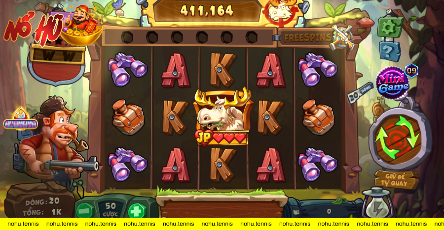 Giao diện slot Game Thợ săn nai vàng tại RikVip