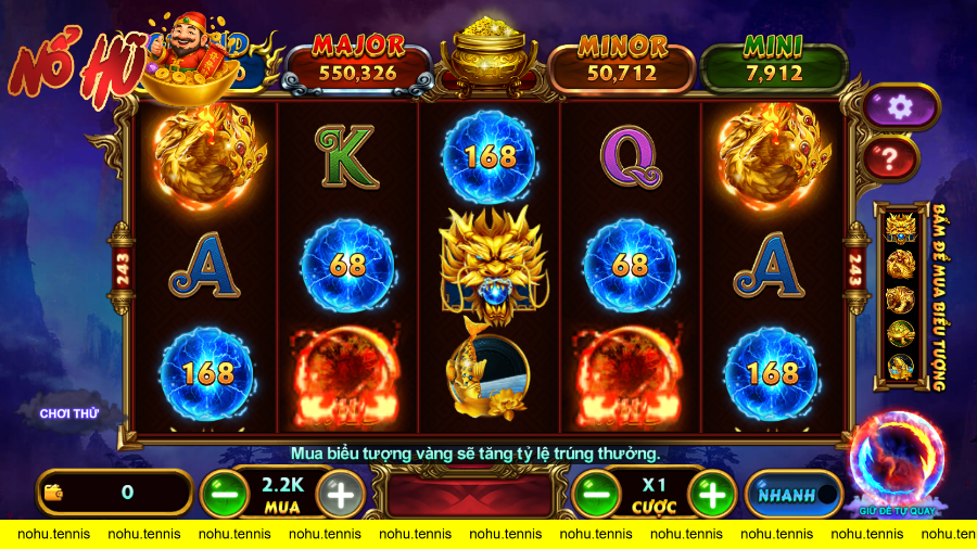 Giao diện trò chơi nổ hũ Tứ Linh tại May88