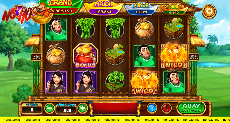 Giao diện trò chơi slot Ăn Khế Trả Vàng tại Vin88