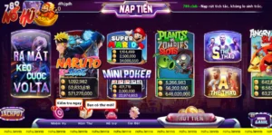 Giới thiệu giao diện tổng thể loại game slots tại 789club