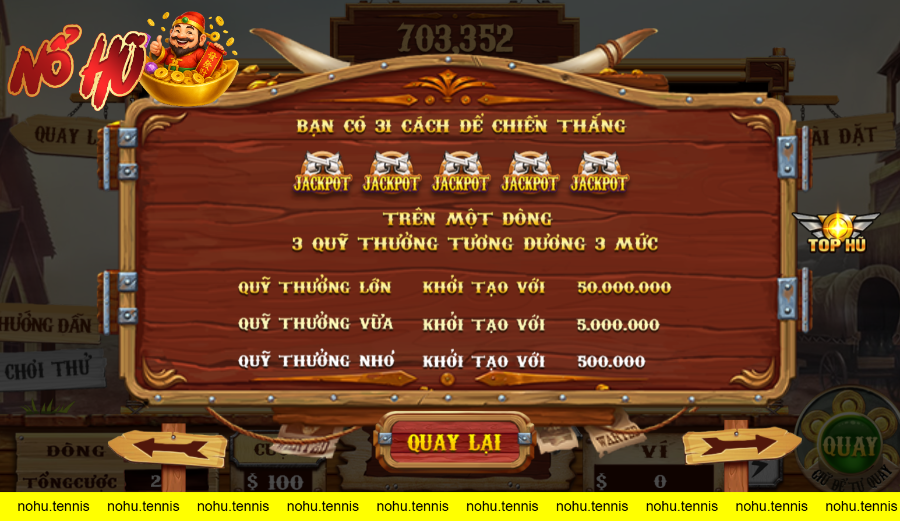 Hướng dẫn luật chơi Miền Viễn Tây tại B52