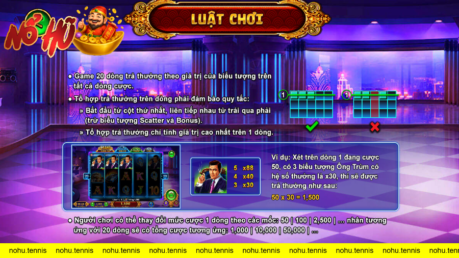 Hướng dẫn luật trò chơi nổ hũ biệt đội mỹ nữ tại Sin88