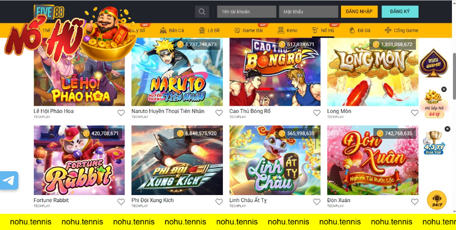 Nổ Hũ Five88 – Cổng Game NOHU Đổi Thưởng Cực Nhanh 2025